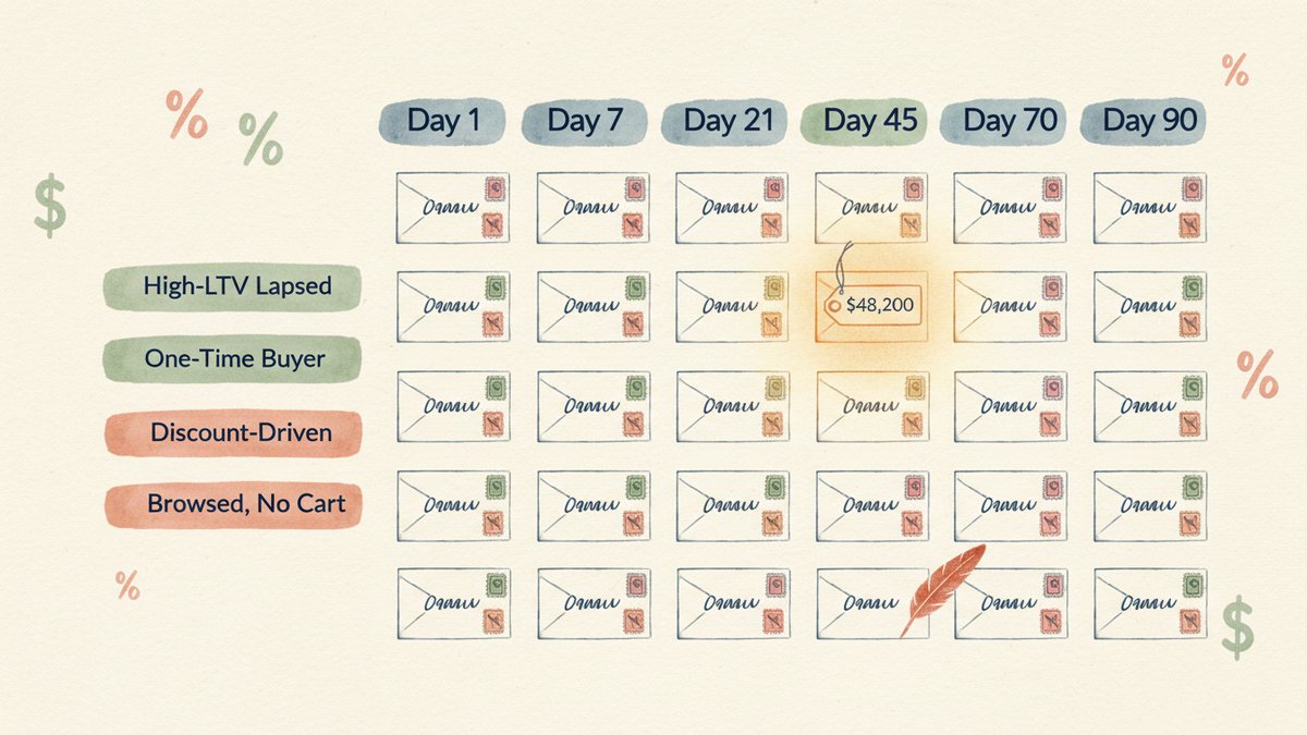 90-Day Lapsed-Buyer Winback in Klaviyo: A 4-Segment, 6-Email Flow With Claude Writing the Copy