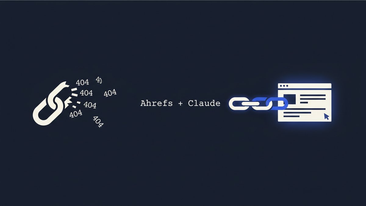 Recover 1,000 Dead 404 Backlinks and Map to Live Pages (Ahrefs + Claude)