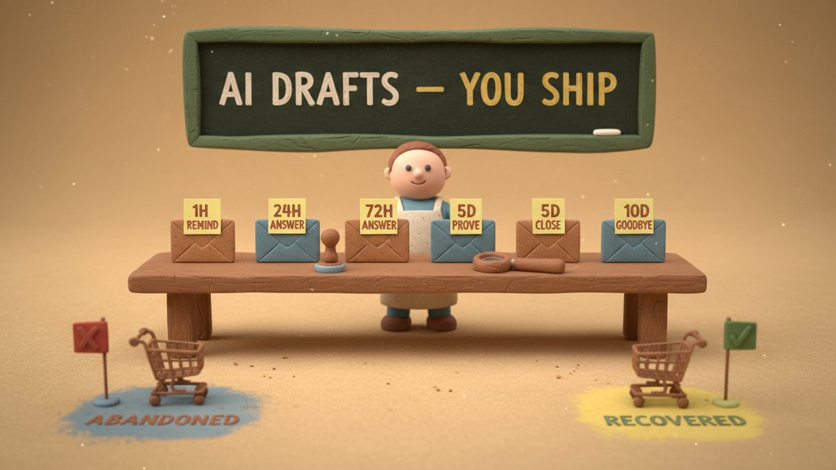5 cart-abandonment emails written by AI — full sequence with timing and copy