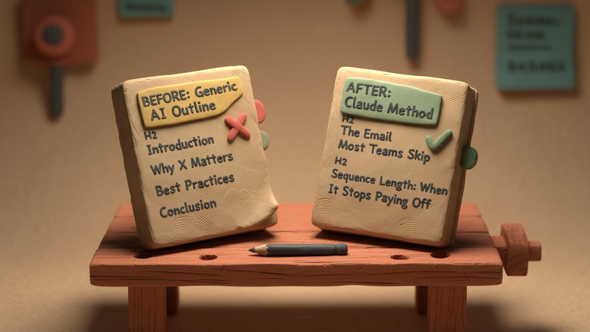 Long-Form Blog Post Outlines That Don't Sound Like AI: The Claude Method