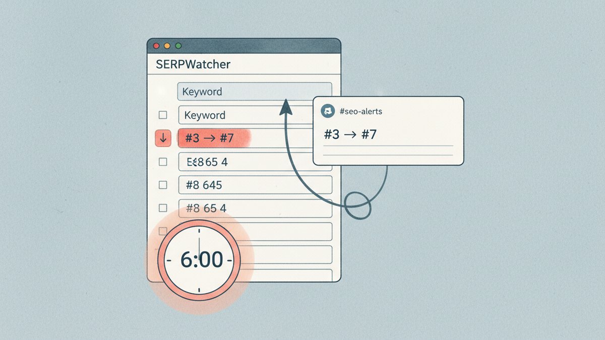 Claude Computer Use agent: monitor your top 20 keyword rankings daily and alert you on Slack when something changes