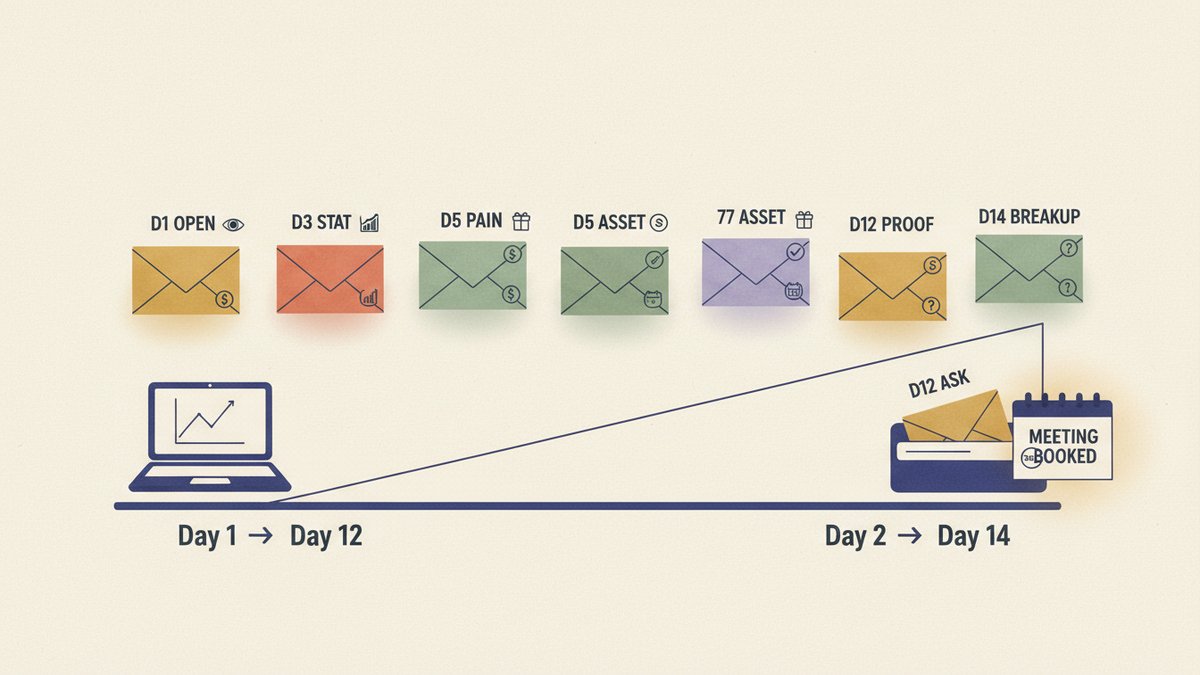 Cold Email Sequences: A 7-Touch B2B Nurture Series Written by Claude in 20 Minutes