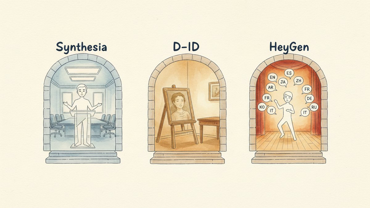 D-ID vs Synthesia vs HeyGen: A Working Marketer's Head-to-Head
