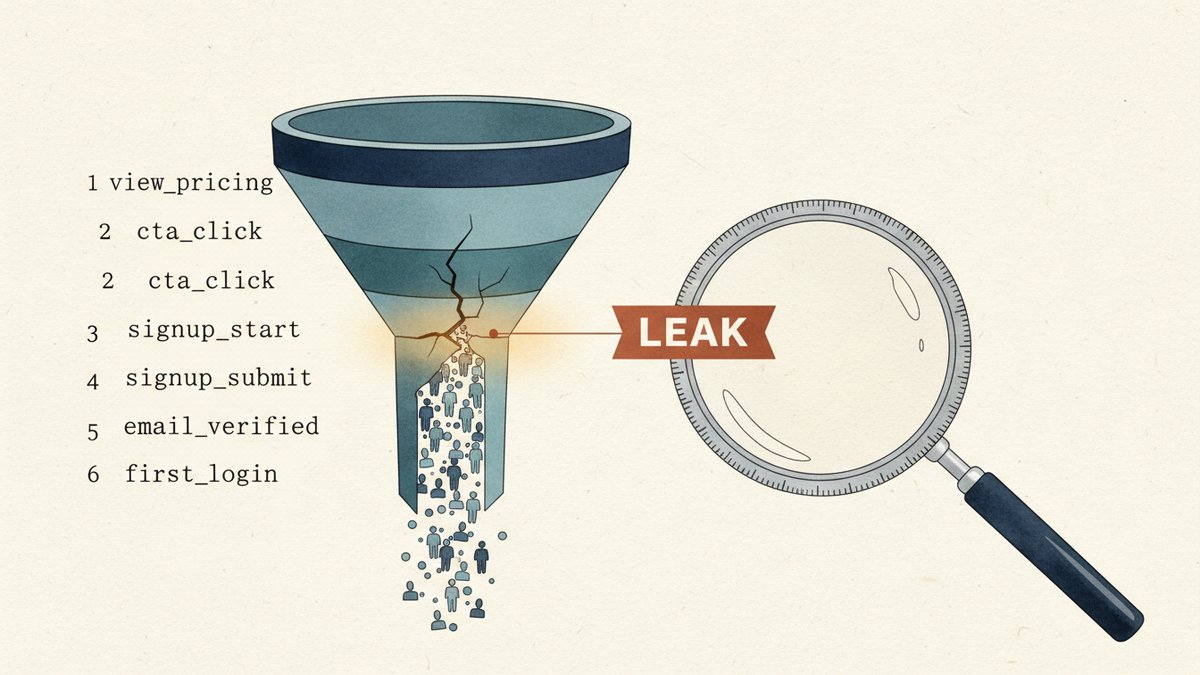 Funnel Drop-Off Diagnosis: Find the Leak in 7 Steps (Claude + GA4)
