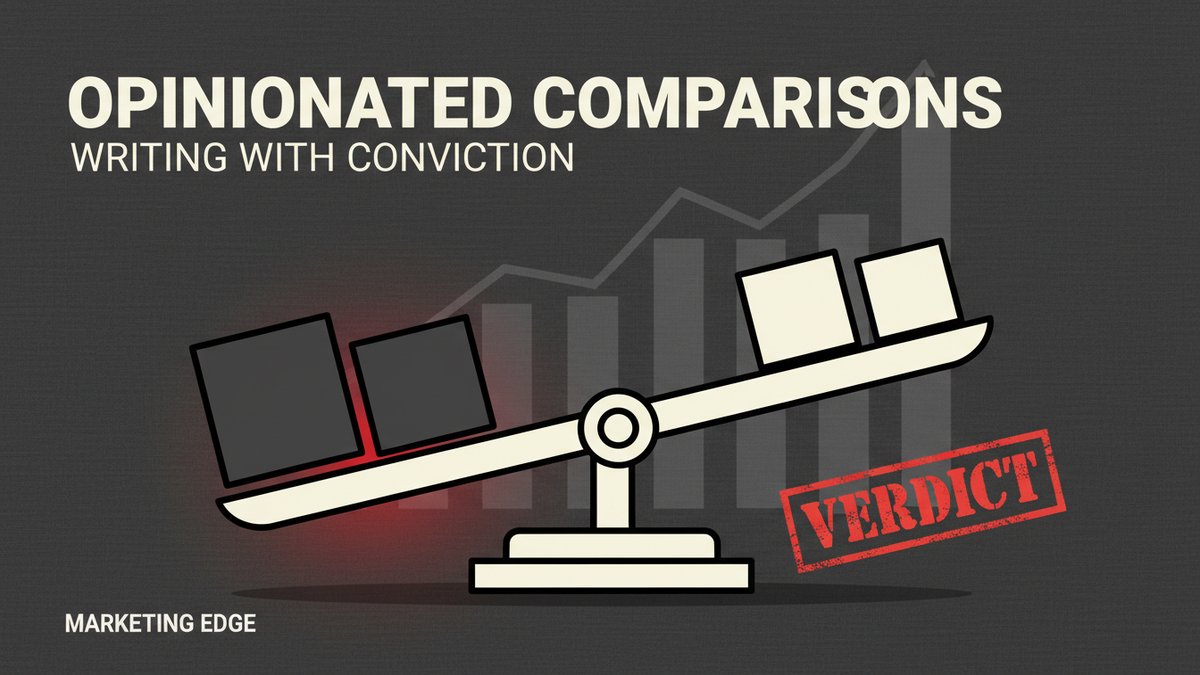 Opinionated Product Comparisons That Don't Sound Like Affiliate Slop