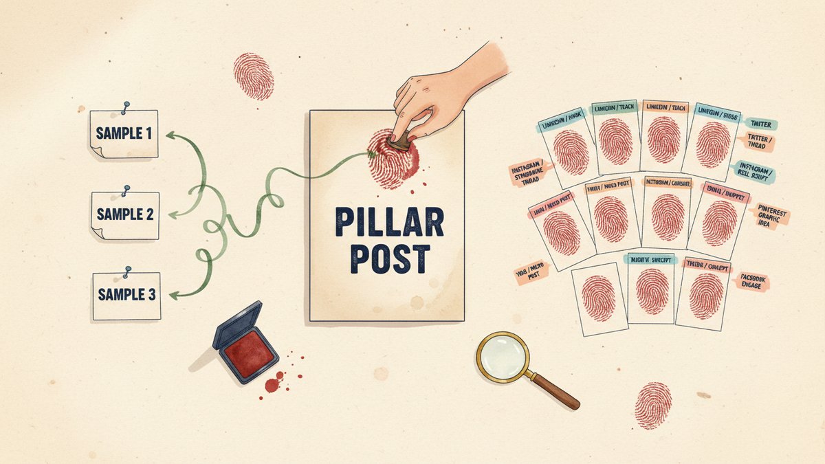 Repurpose One Pillar Post Into 12 LinkedIn/Twitter/IG Posts (Without Sounding Robotic)