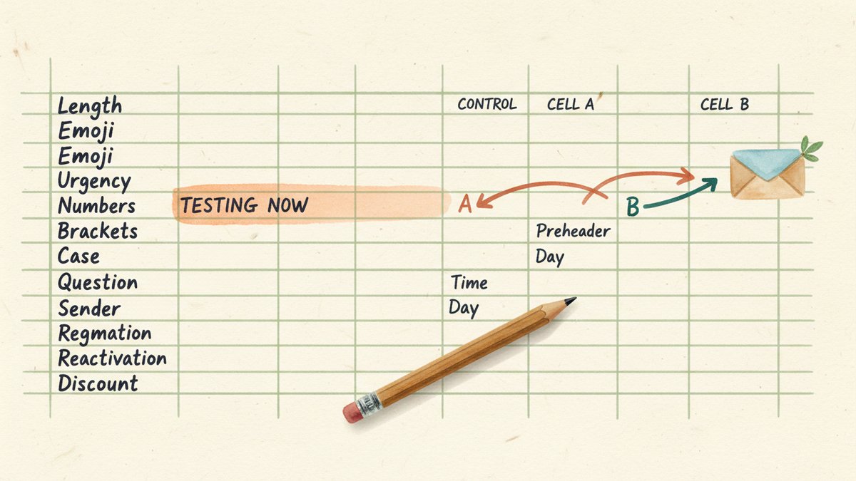 Subject Line A/B: The 15-Hypothesis Spreadsheet I Build Before Writing a Single Variant