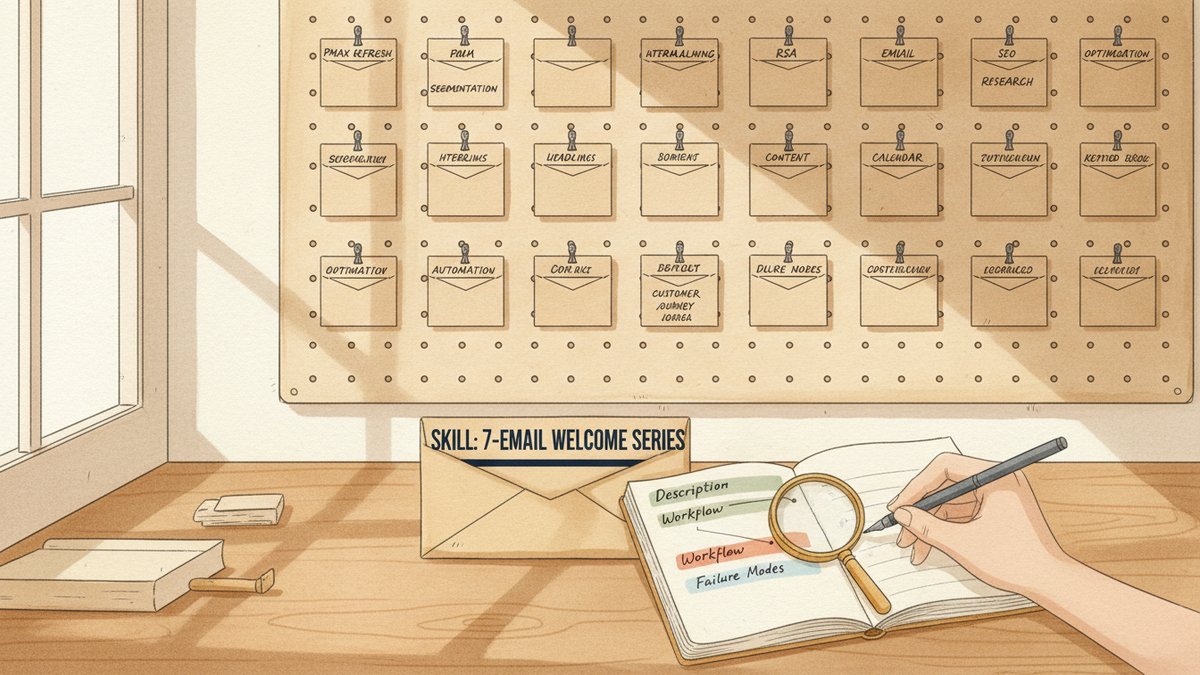 Writing Agent Skills for Digital Marketing: 6 Rules From 30 Production Skills
